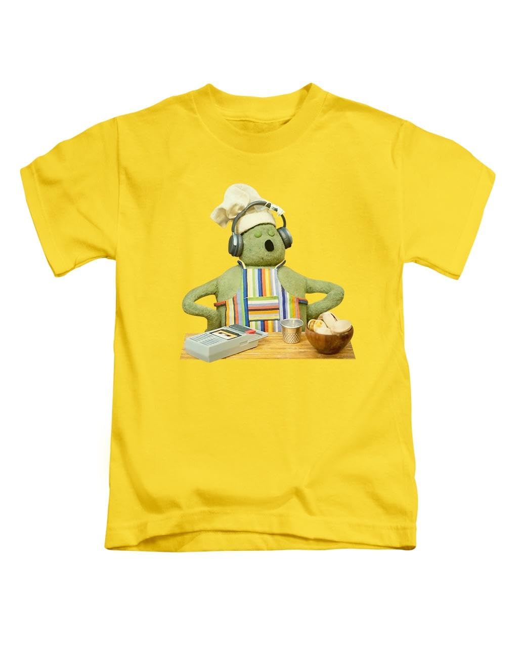New Spirit Original Unisex Yellow Tiny Chef Headphones Mini Chef Cook Cooking Tee T-Shirt Funny T Shirt Top