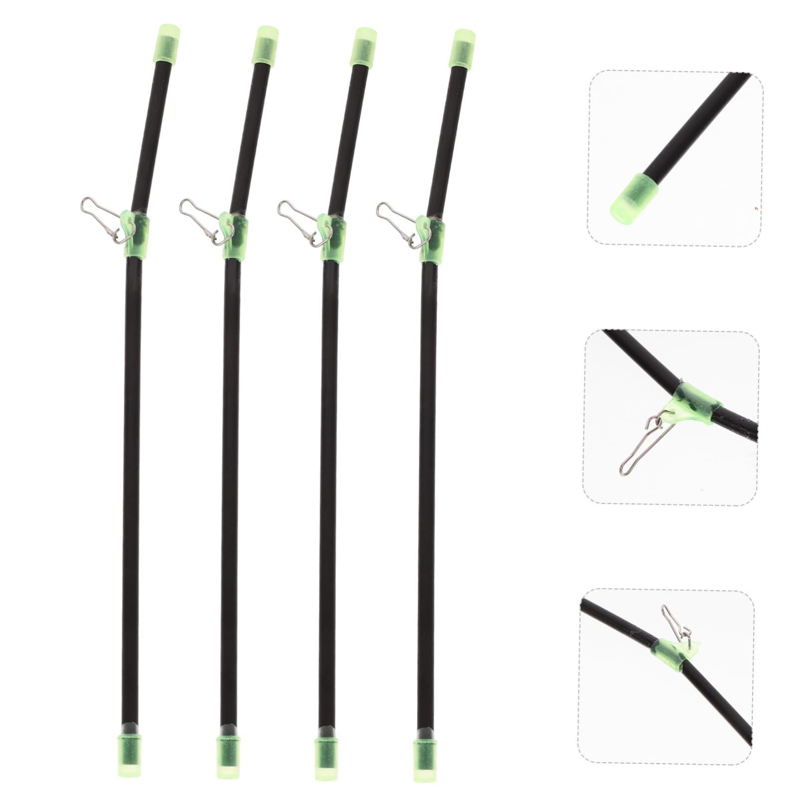 KESYOO 20pcs Fishing Lure Waterproof Spooler Fishing Scale Connector Fishing Accessories Fishing Swivel Fishing Line Splitter Fishing Line Organize Tool Fishing Supplies Metal Black