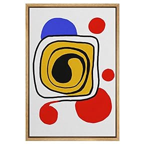SIGNWIN Framed Canvas Wall Art Colorful Geometry Painting...