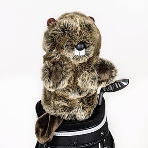 Daphne's Animal Head Novelty Headcovers - Beaver (Old Version), Brown Cover