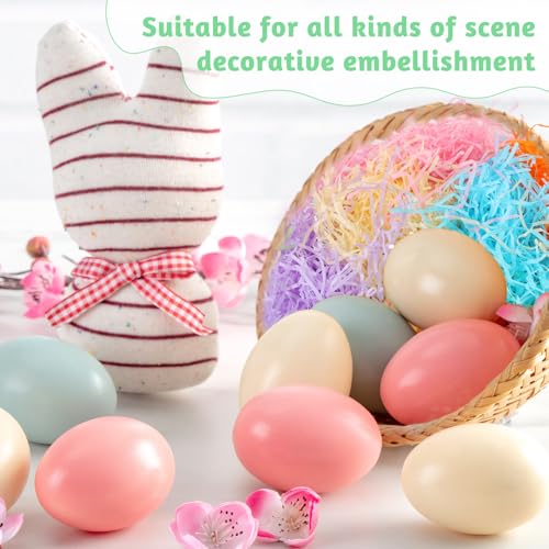 Dwafill Ostergras Verschiedene Mischen Sie 6 Farben, 300g Füllmaterial Geschenk, Geschreddertes Papier für Geschenkbox, Ostergras Essbar, Holzwolle Füllmaterial für Geschenkkorb