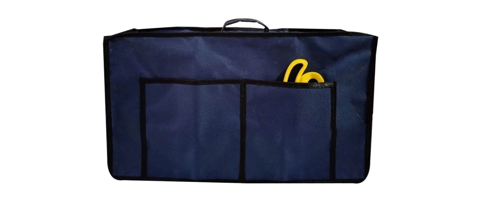 Sewing Machine Cover, Navy Blue, Polyester, 21" x 52cm x 31cm, Elastic Band-image-0