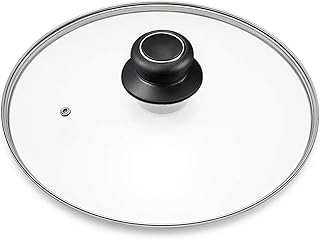 11 Inch Glass Lid for Frying Pan, Fry Pan, Skillet Lid, Pan Lids with Handle,- Tempered Replacement Cover, 11"/28cm