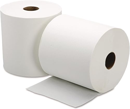 AbilityOne - 8540015923324 - SKILCRAFT® Toalla de Papel Hardwound - 7-7/8" x 800' - Blanco - 6/BX - 6 unidades