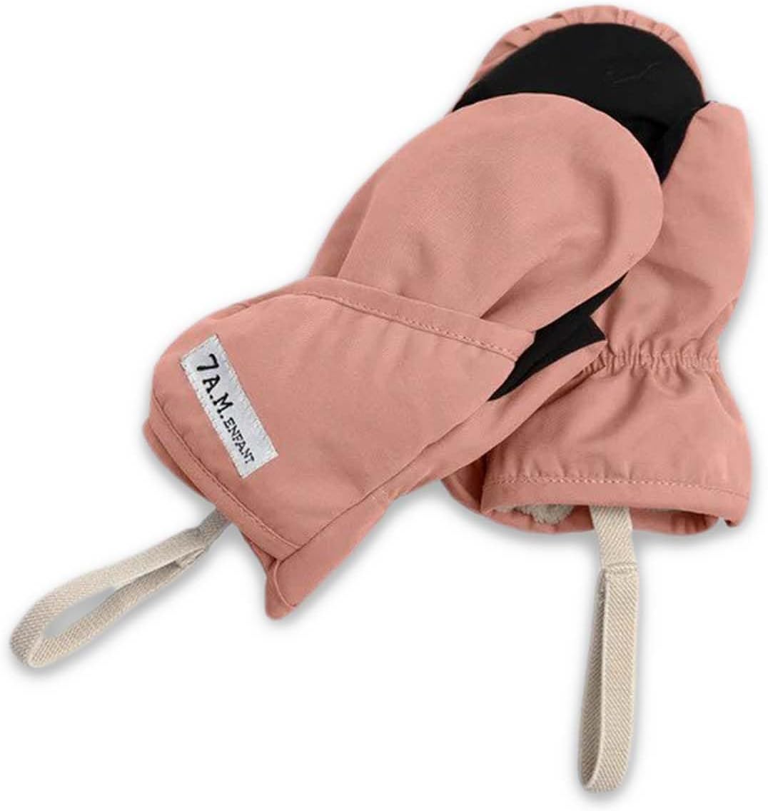 7AM Enfant Baby Mittens Newborn - Warm Baby Mittens, Water Repellent, Winter Baby Gloves | Cozy plush lining Toddler Mittens