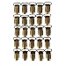 JerryMart 25pcs 20mm 3/4" Bronze Pacifier Suspender Clips, Pacifier Clips for Making Pacifier Holders Bib Clips Toy Holder (Color: Antique Brass)