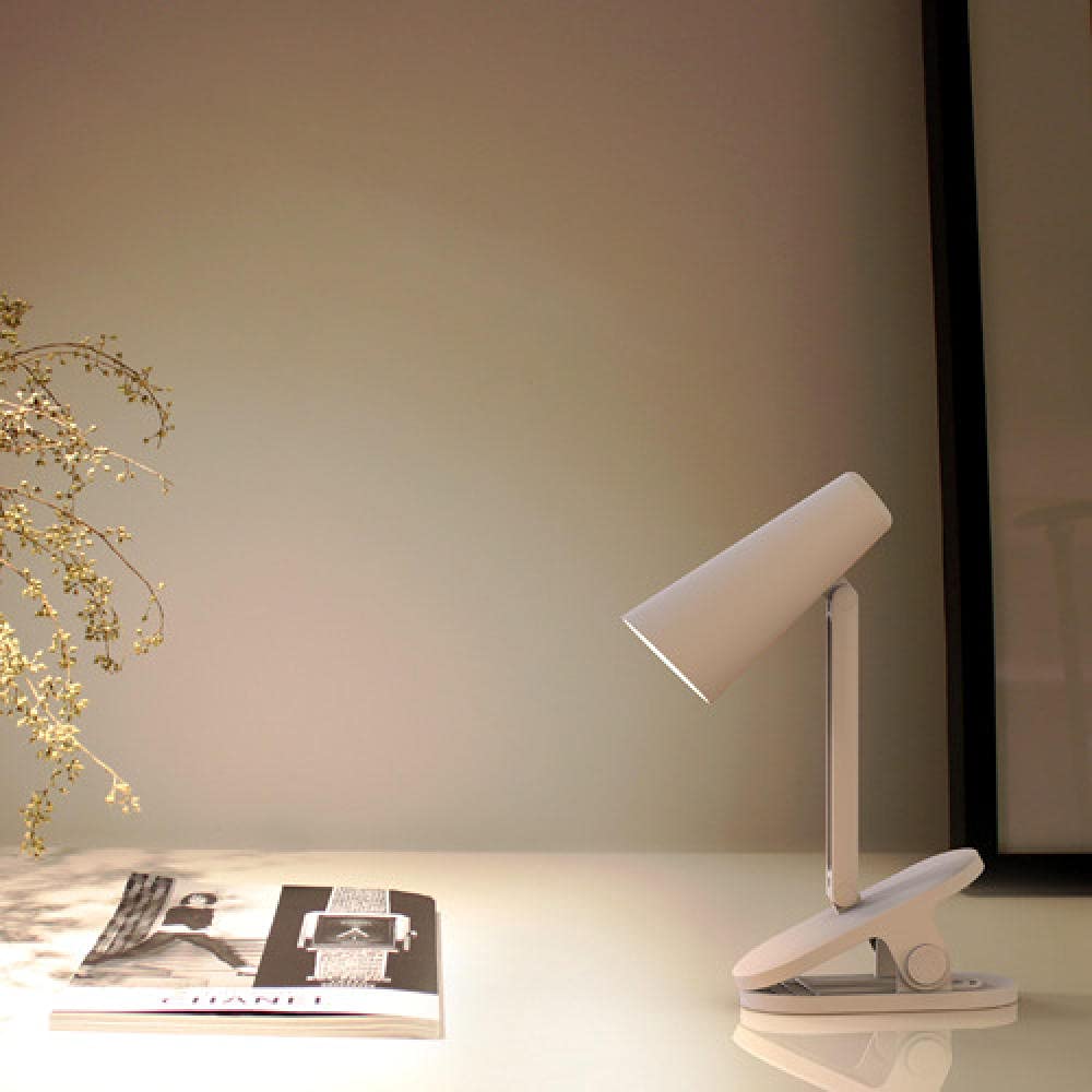 Luci A Clip Lampada Pinza Luce Da Lettura Luce Da Lettura Clip Bianco Piccolo Z Clip Lampada Da Scrivania Studente Protezione Per Gli Occhi Lettura Lampada Da Tavolo Ricaricabile Pieghevole Lampada Da