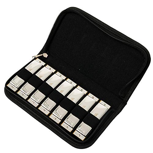 HH 2223 CASCHA BLUES Harmonica Set avec Sac Diatonique 7 Tonalités C – D – E – F – G – A – BB - Les Beatles, Paul McCartney, John Lennon, RIngo Starr, George Harrison HH 2223 CASCHA BLUES Harmonica Set avec Sac Diatonique 7 Tonalités C - D - E - F - G - A - BB – Image 5