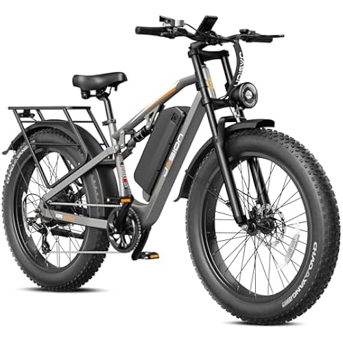 Jasion EB5 MAX Electric Bike for Adults 2000W Peak Motor, 48V 15Ah Battery