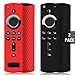 Produktbild 2 Pack Schutzhülle für Fire TV Stick 4K / 4K Ultra HD mit Neuen Alexa-Sprachfernbedienung(2.Gen), Flexibel Leichte rutschfeste Stoßfeste Silikon Fernbedienung Silikonhülle Cover Hülle (Schwarz& Rot)