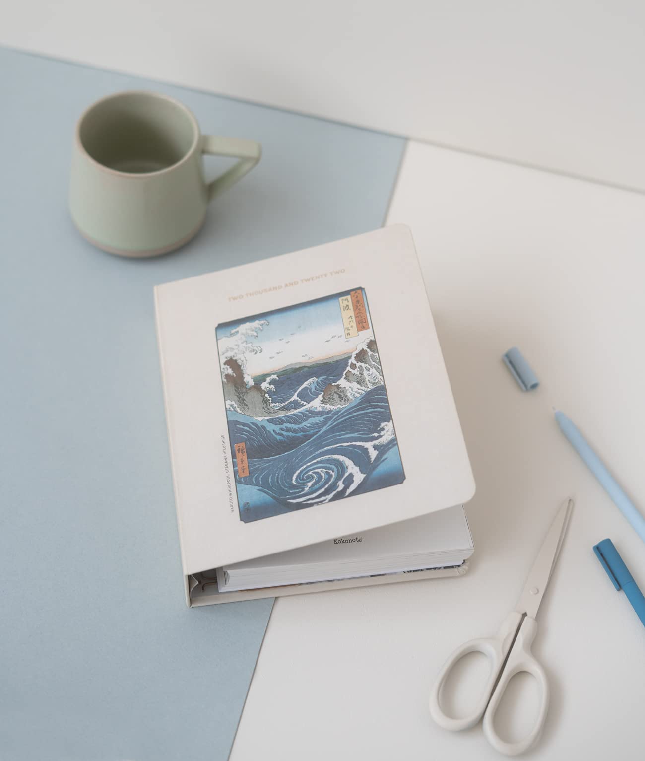 Kokonote Official Japanese Art A5 2022 Week To View Diary 2022 Weekly