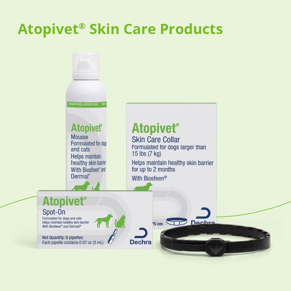 Atopivet Skin Care Spot-On for Dogs and Cats, 8 x 2 mL Pipettes
