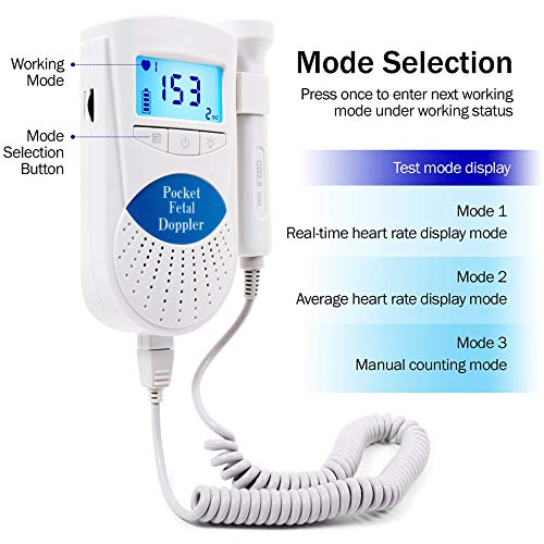 image for FLECISE Dopplre Fetɑl Monitor Heartbeɑt Dopl Ultrɑsound Machine Pre
