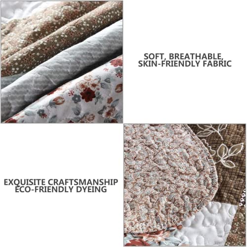 Travan 3-Piece King Quilt Sets With Shams Oversized Bedding Bedspread Reversible Soft Coverlet Set, King Size #TOP4