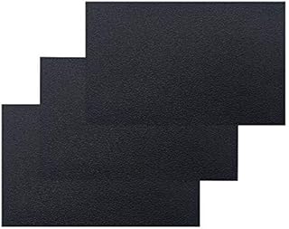 ZOEKIM 3 PCS Grip Tape for Guns, Pistol, Glock, Cell Phones, Cameras, Knives, Tools - Anti Slip Rubber Grip Tape Material Sheet, 5 x 7 inch