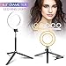 Produktbild eecoo LED Ringlicht mit Stativ für Selfie Makeup live Streaming Video, 360 ° LED Mini Schreibtischleuchte Tischringlicht mit 3 Lichtmodi und 6 Helligkeitsstufen