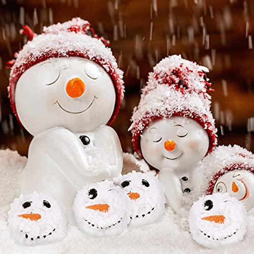 20 Pieces Plush Snowball For Kids Indoor Outdoor Stuffed Snowballs Snowman Toys Snowball Fun Set For Snow Games Decorations (Vivid Series) #TOP2
