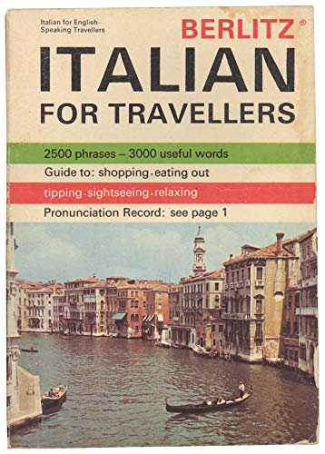 Berlitz Italian for Travellers 0029640601 Book Cover