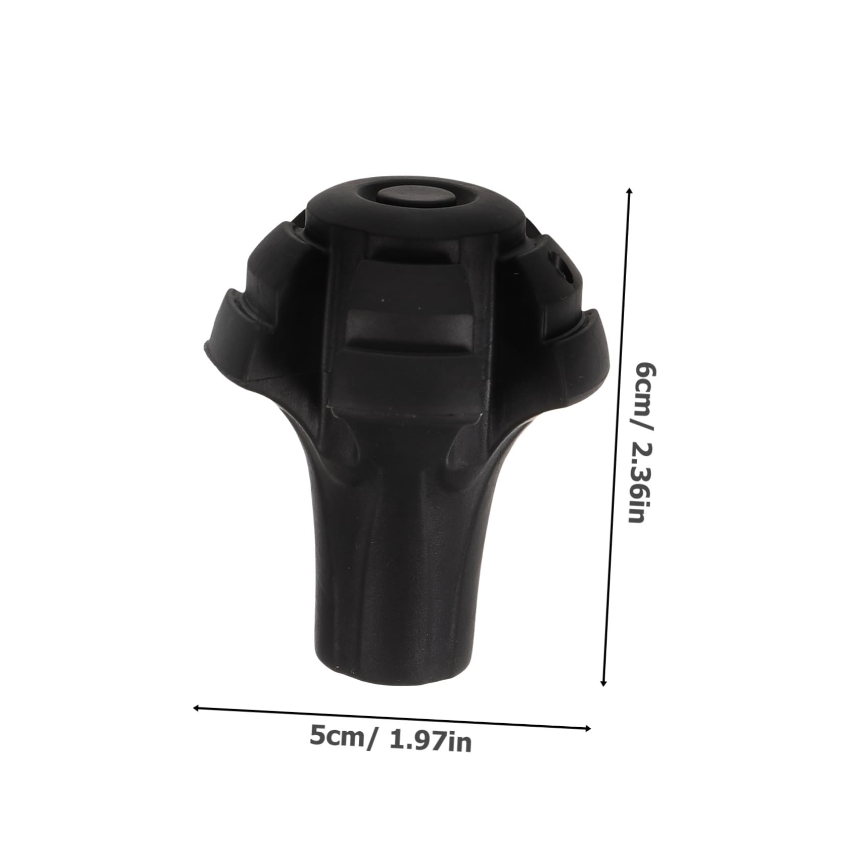 Didiseaon 2pcs Trekking Pole Tips Hiking Stick Replacement Feet Anti-Slip Design for Walking Stick Accessories