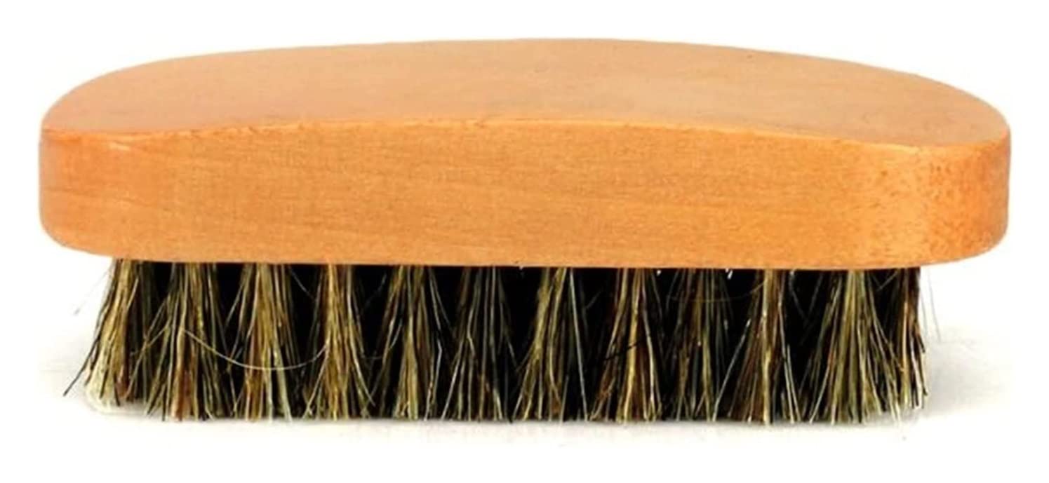Cepillo for zapatos, cepillos for lustrar zapatos de crin de caballo con cerdas de pelo de caballo for botas, cepillo de limpieza for el cuidado del cuero de los zapatos for cepillo for botas