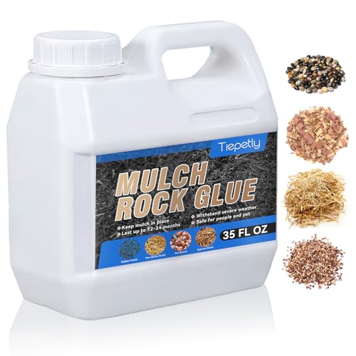 Gravel Glue Mulch Glue 35oz For Landscaping Rock Gravel Binder Non-Toxic Spray Adhesive