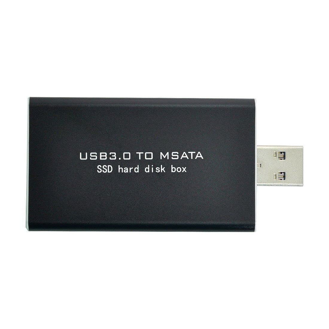 chenyang USB 3.0 to mSATA SSD Hard Disk Box Mini PCI-E 1.8" mSATA 52Pin Enclosure Adapter