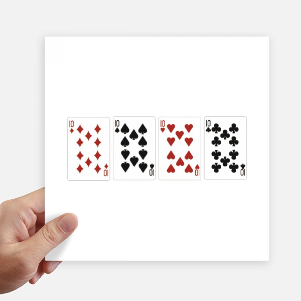 Pegatinas de pared para tapar imperfecciones y decorar maletas con diseño de cartas