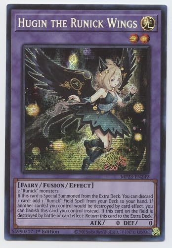 Hugin The Runick Wings - MP23-EN249 - Prismatic Secret Rare - 1ª edición