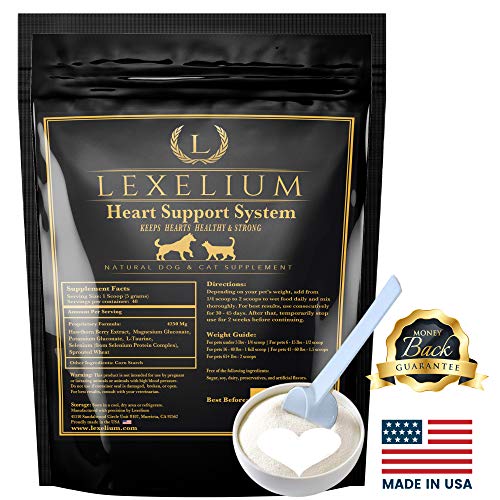 Lexelium Heart Supplement for Dogs and Cats | 100% Natural Pet Supplement |