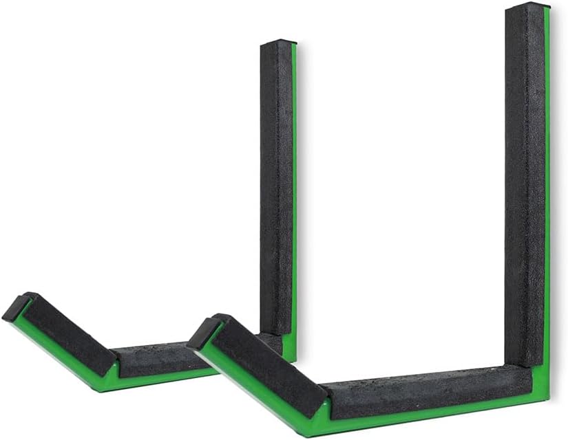 Kurl Kayak Racks for Garage, Wall Mount TIG-Welded Thick-Walled Aluminum