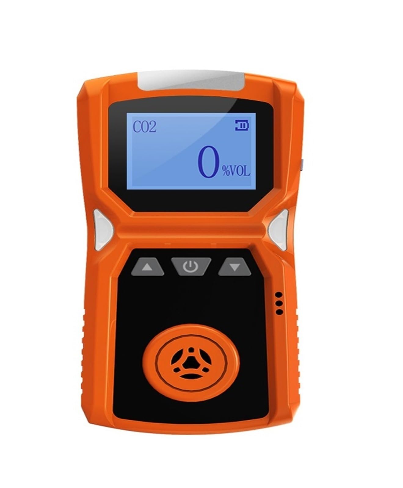 Detector de Gases multigas, medidor Fugas combustibles H2/CO/H2S/NH3/O2/NO2/CH4 con Pantalla LCD y Alarma Sonora Luminosa Alta sensibilidad para Laboratorio(CO2-0-5VOL-0.01)