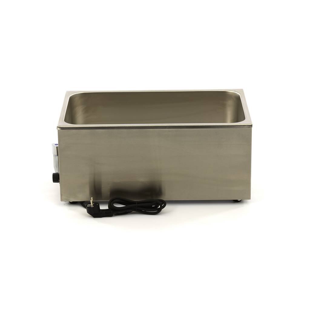 Bagnomaria con Rubinetto escl. Set 1/1 GN Elettrico - Acciaio Inox - Professionale - Mantenimento Cibi in Caldo