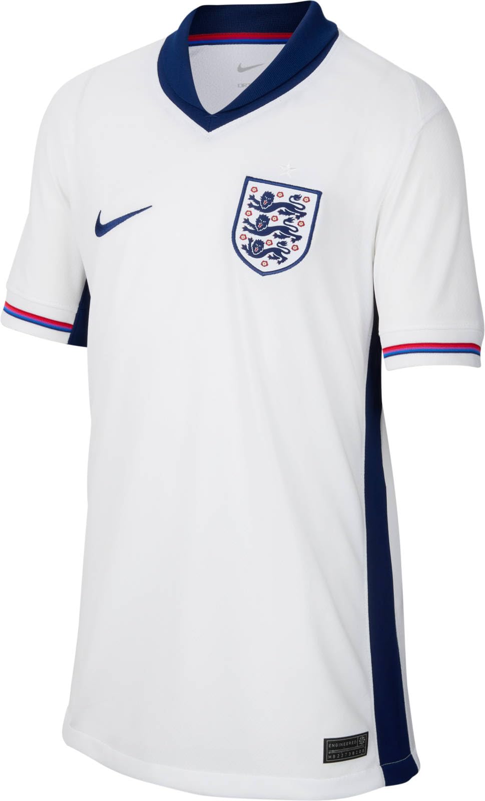 Nike Df Stad T-Shirt White/Blue Void 7/8 Years
