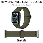 DaQin 3 Pack Stretchy Solo Loop Compatible with Apple Watch Bands Men Women - Image 2