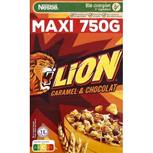 Nestlé Cereales León Caramelo y Chocolate – Caja de 750 g