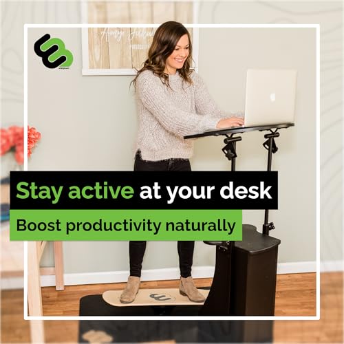 Image of Whirly Board Wide 360˚ | Standing Desk Balance Board | Wobble Board Portable Home Gym | Snowboard Training | Surf trainer | Balance Board for Kids & Adults | Core Balance Trainer