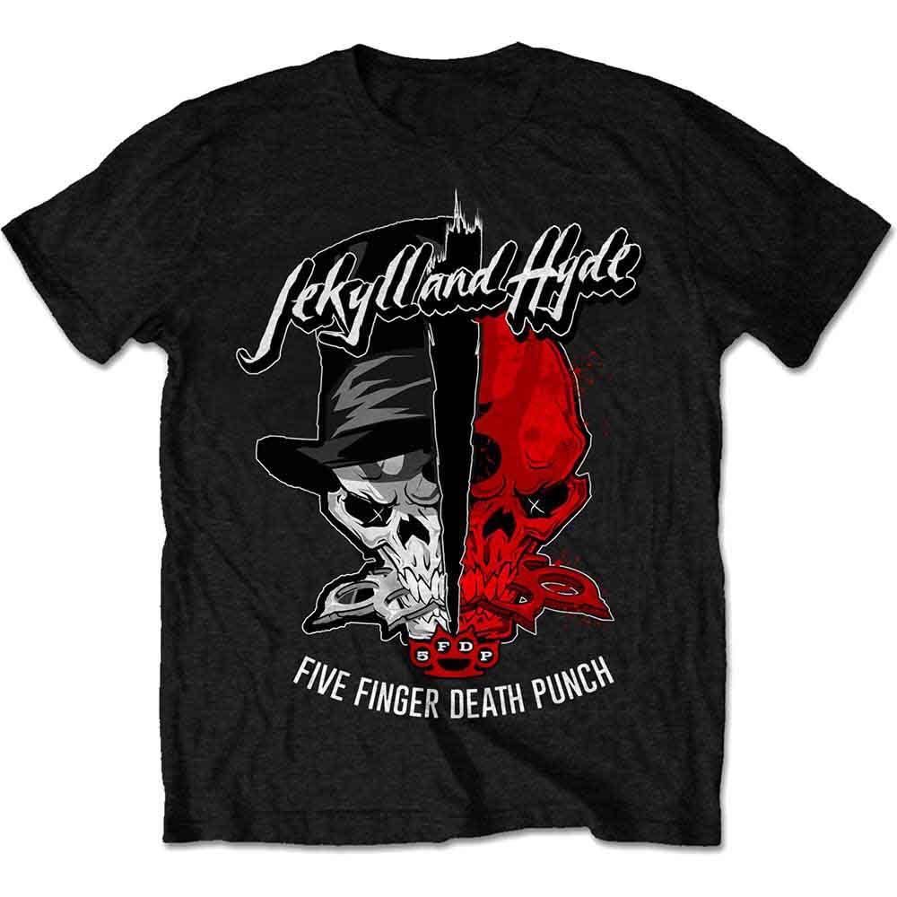 Five Finger Death Punch Men's Jekyll & Hyde T-Shirt, Black, Medium