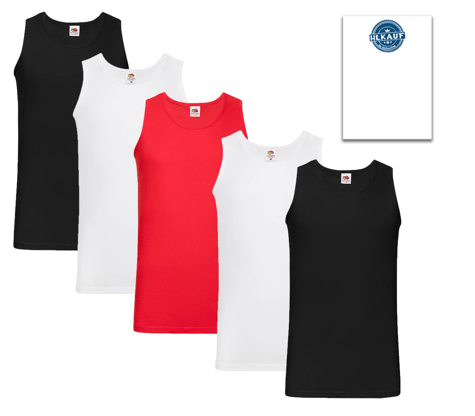 Fruit of the Loom Camiseta de Tirantes Anchos Hombre Pack de 1