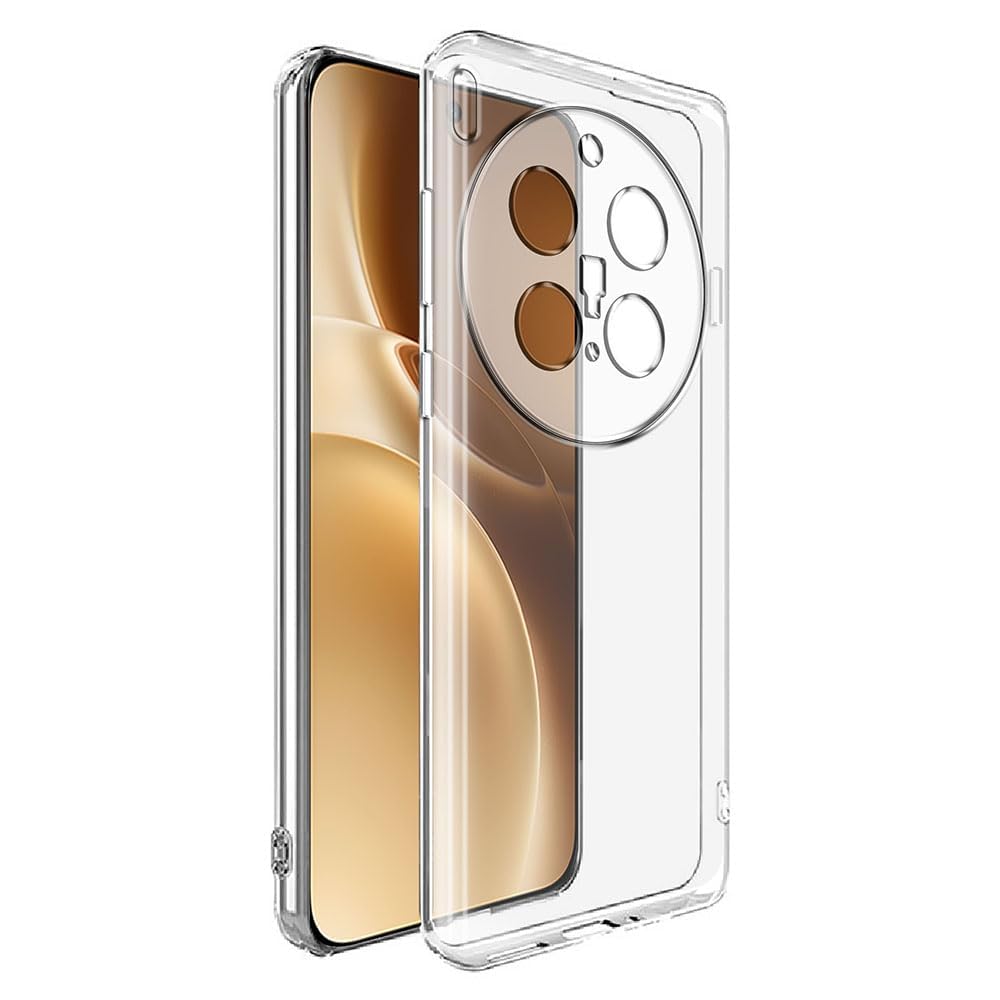Shockproof PC Lightweight Protective Phone Unbreakable Hard Glass Case Compatible with Vivo X300 Pro 5G -Transparent