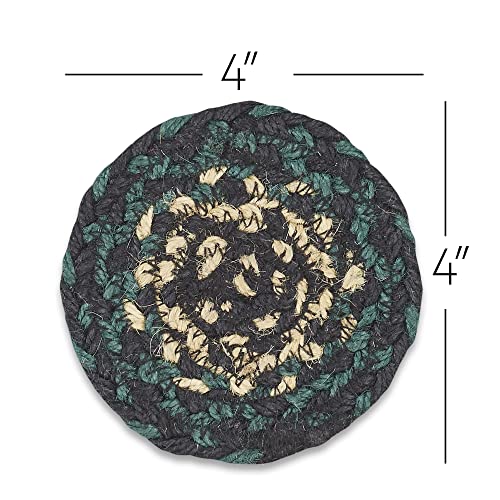 VHC-Brands-Pine-Grove-Natural-Jute-Coaster-Set-of-6-Green VHC Brands Pine Grove Natural Jute Coaster Set of 6 Green