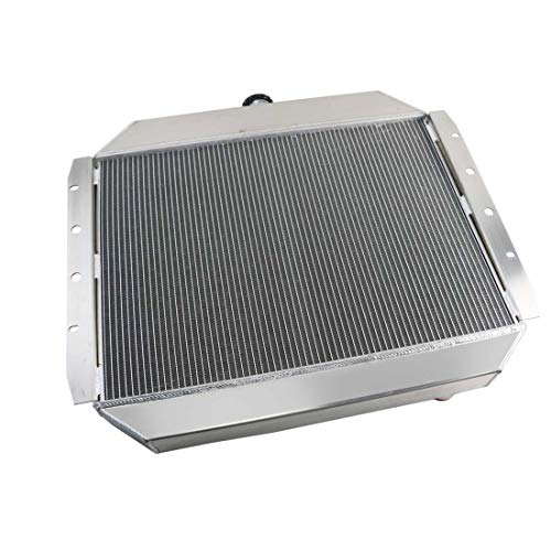 Primecooling Full Aluminum Radiator For Ford Bronco,F-Series F-100 F-150 F-250 F-350 Pickup Truck, L6/ V8 Engine 1966-79 (4 Row Core) #TOP4