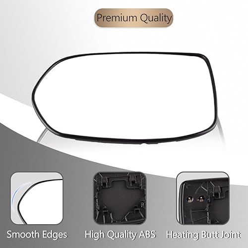 Miniatura 5 de Espejo lateral del conductor de cristal calentado compatible con Honda CRV 2007-2011 retrovisor izquierdo de repuesto 76253SXSA01