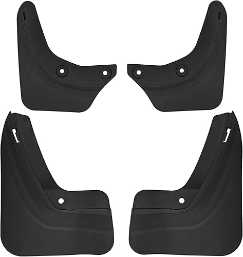 Miniatura 5 de Aletas de barro mejoradas para Tesla Model 3 2017-2023, no requiere perforación, guardabarros mate, material de polipropileno, accesorios Tesla,