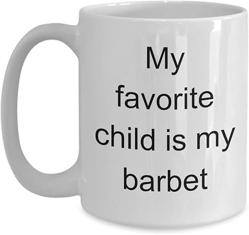 Miniatura 3 de Divertida taza Barbet  11 o 15 oz taza de té de café con texto único Pedigree Dog EZ#0104, 11onza, Blanco