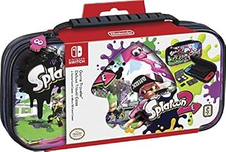 Nintendo Switch Splatoon Carrying Case – Protective Deluxe Travel Case – PU Leather