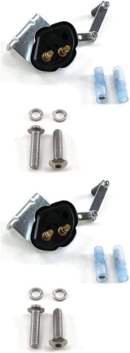 2pcs - Stop Parking Brake Light Lamp Switch Set Truck Ablskicbtmscr for K5 Blazer 1982,for S10 1996 & Blazer 1983,for Cherokee 1979,for Yukon 1996,for Corvette 1978,for Camaro 1991