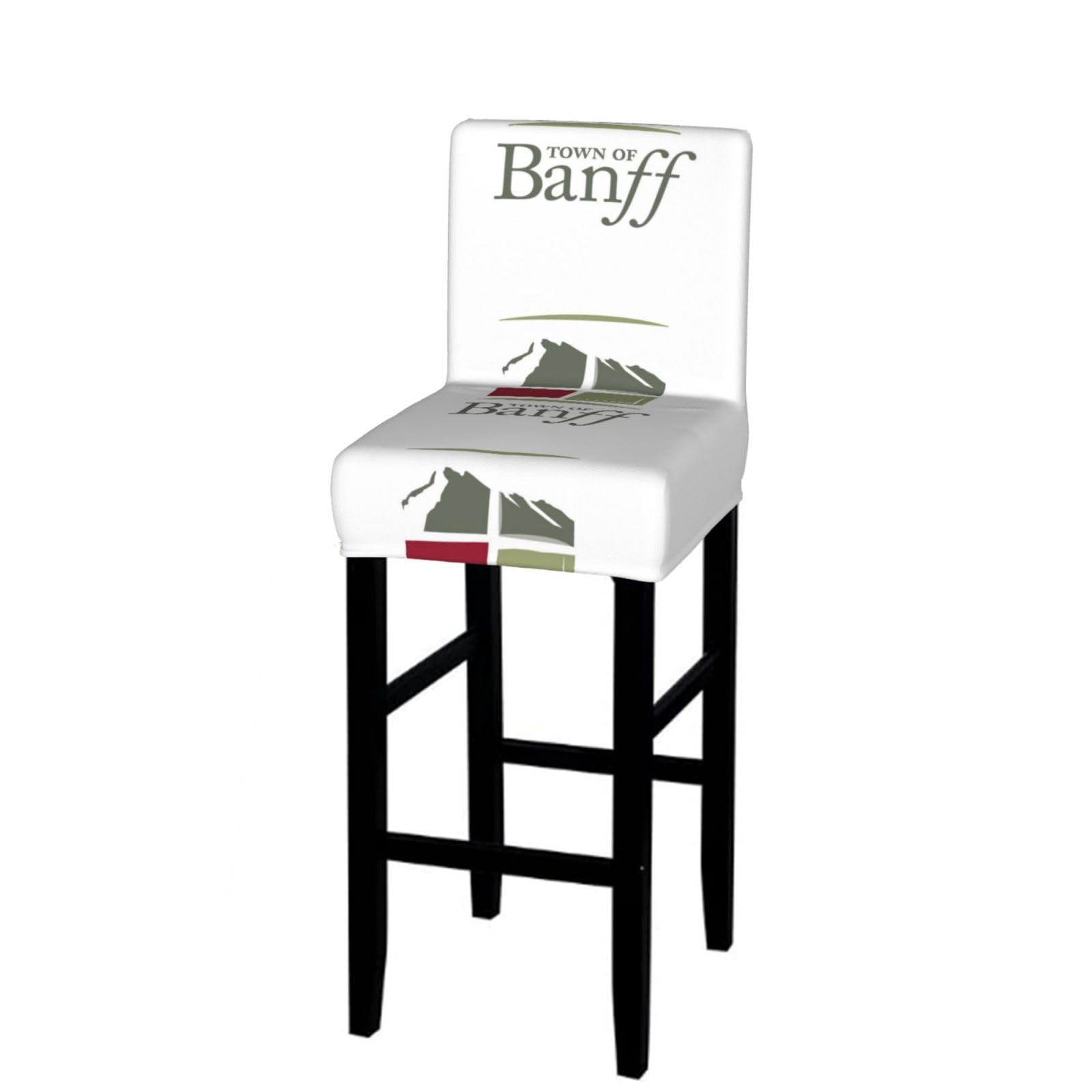 CNTDBU Banff Flag Bar Stool Cover-Stretchy Chair Slipcover for Kitchen