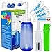 Neti Pot -Nasal Wash 300ml lavado nasal botella con 40 paquetes de sal, Lavado Nasal Irrigación Nasal Para Adultos & Niños，Frasco de pulverización + bolsa de almacenamiento