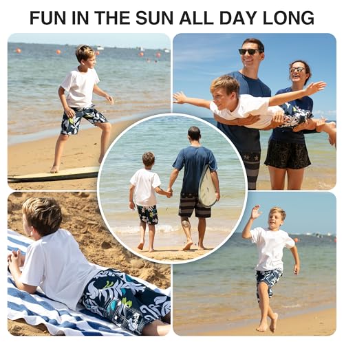Image of Kanu Surf Boys' Paradise Floral Swim Trunk