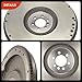 A-Premium Clutch Flywheel Compatible with Chevrolet Blazer, Tahoe, Astro, C10, C1500, C3500HD, K10, K1500, P20, R10, V10 & GMC Yukon, Jimmy, Safari, Caballero, C1500, R1500, R1500 Suburban, V1500